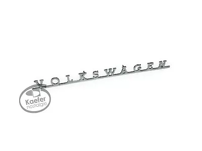 Vw Bus Script Volkswagen Emblem Chrome 1963-72 • $69