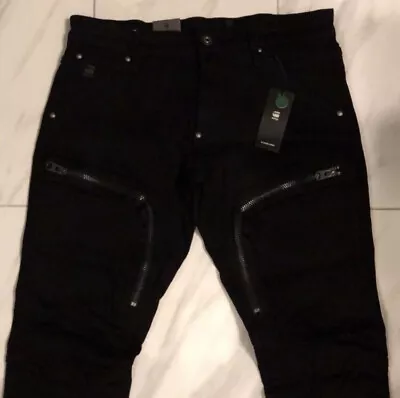 G-Star Raw Men's Air Defence Skinny Jeans Black $240 New • $160