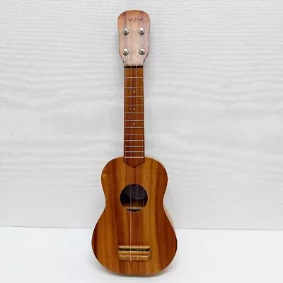 Koa Mele Hawaii Ukulele Soprano Size 4 String Single Plate Used Good Quality • $680.02