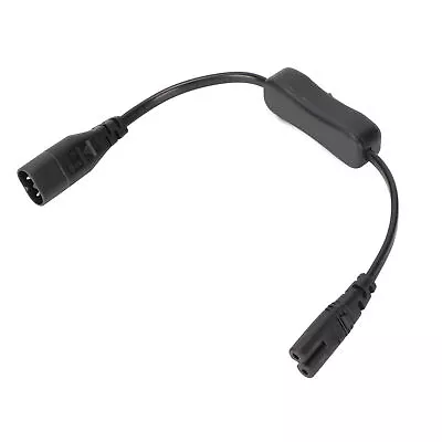 IEC 320 C8 To IEC 320 C7 Cable C8 To C7 Extension Cord With Switch Male • £5.75