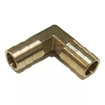 1/2  HOSE BARB ELBOW 90 DEGREE Brass Pipe Fitting UNION Gas Fuel Water Air • $10.97