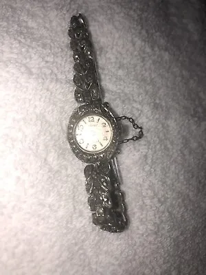 Vintage Ladies Marcasite Ortex Watch • $50