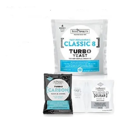 Still Spirits Distilling Kits 5 Of Each - Classic 8 Turbo Yeast Carbon Clear • $99