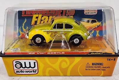 Auto World ThunderJet 500 Flames '66 VW Beetle HO Slot Car BRAND NEW!! • $64.95