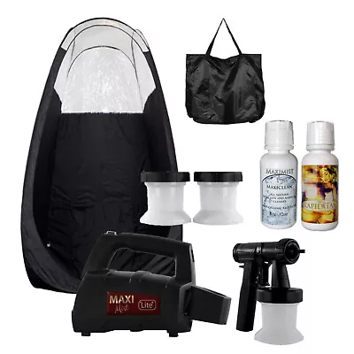 Maximist Lite Plus HVLP Sunless Spraytan Kit W BlackTent And Tampa Bay Tan Spray • $249