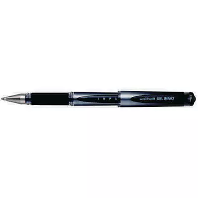 UniBall Gel Impact Rollerball Pen Black Pack Of 12 Extra Fine Point 9006050 1.0 • £21.16