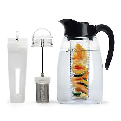 Beverage System With 2.9QT Tritan Pitcher Tea Infuser Infuser  It 3-in-1 • $25.80