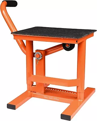 BikeTek MX Off Road Enduro Motorcycle Motorbike Lift Comp Stand - Orange 160kg • $49.72