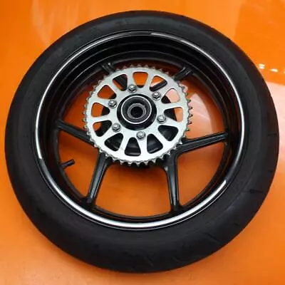 2007-2012 Kawasaki Ninja Zx6r Zx600r Oem Straight Rear Wheel Back Rim W Tire • $220