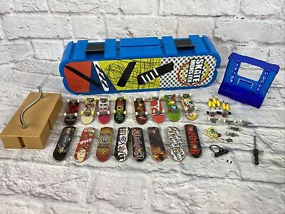 16 Tech Deck Lot Parts Skate Monster Case Rack Skate Bar • $39.99