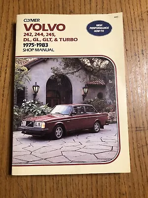 Volvo 240 242 244 245 1975-1983 Shop Repair Service Manual Wiring Diagrams Guide • $39.99