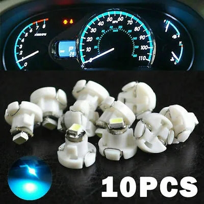 T4.2 Neo Wedge 1-SMD LED Cluster Car Instrument Dash Climate Light Bulb Ice Blue • $5.84