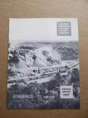 1957 Chicago And North Western Railway Co Annual Report Vintage Original CNW • $19.95