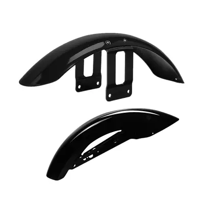 Vivid Black Front & Rear Fenders Fit For Harley Sportster 883 XL883 1200 04-22 • $186.99