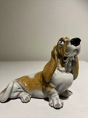 Vintage Basset Hound Dog Figurine • $12.45