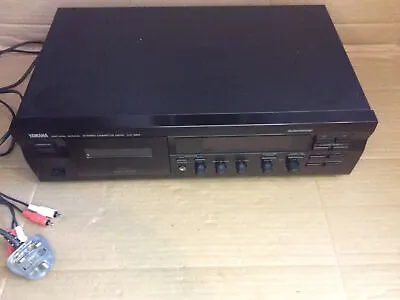 Yamaha Stereo Cassette Deck Natural Sound KX -393 Black Working Order Dolby B C • £70