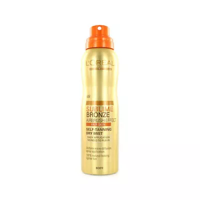 L'Oreal Sublime Bronze Airbrush Effect Self-Tanning Dry Mist Fair Skin Body • £8.99