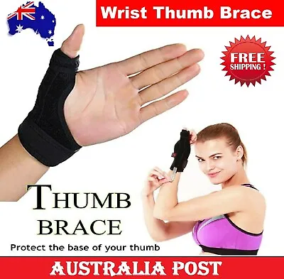 Wrist Thumb Splint-Thumb Spica Support Arthritis Brace For Pain Sprains Strains • $10.79