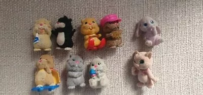 Bundle Of 7 Zhu Zhu Hamster Mini Figures + Rabbit & Cat • £1.99