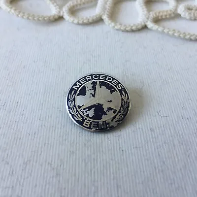 Vintage Mercedes Benz Mini Aluminum Pin Badge Made In West Germany • $8.99