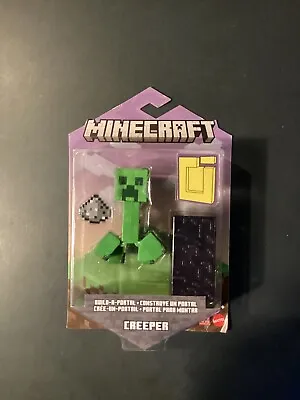 Mattel - Minecraft Build-A-Portal Action Figure - CREEPER (3.25 Inch) HFC33 -New • $10.95