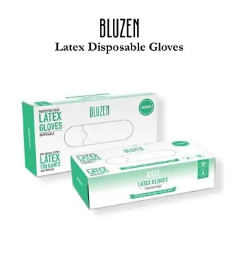 BLUZEN Disposable Latex Gloves Premium Extra Strong Powder Free X100 Pcs • $11.50