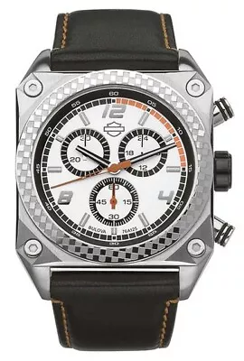 Harley Davidson Bulova Men's Wristwatch 76A125  2010 • $99