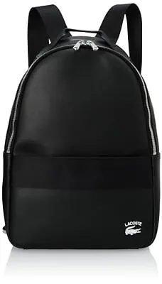 [Lacoste] Practice Coated Leather Backpack NH4396PN Black • £287.06