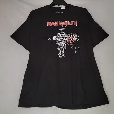 IRON MAIDEN PLAY WITH MADNESS SHIRT ADULT MEN XL XLARGE BLACK 80s METAL ROCK NWT • $18.88