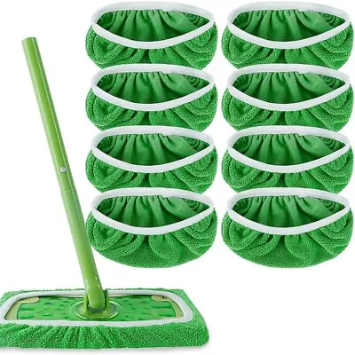 Universal Steam Mop Pads Cloths Cover Pad Cloth Microfibre Coral House Cleaner • £3.79