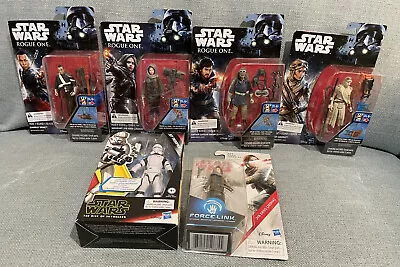 RARE Star Wars 3.75 Inch Set Of 6 Action Figures Rogue One Rise Of Skywalker Lot • $99