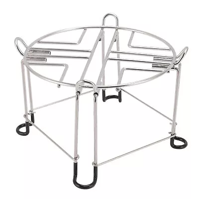 HG Water Filter Stand 6in Tall By 9in Diameter Countertop Stainless Steel Stand • £24.79