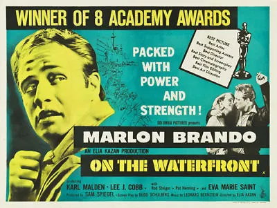 On The Waterfront Marlon Brando Vintage Movie Poster Print 13 • $6.49