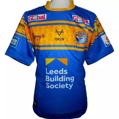 £24.99 • Buy LEEDS RHINOS Official Oxen Men's Home Rugby League Jersey 2022 NEW Shirt BNWT