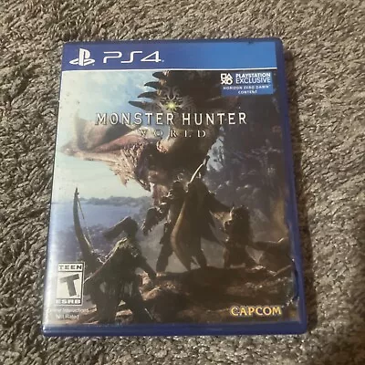 Monster Hunter World - (PS4 2018) • $10