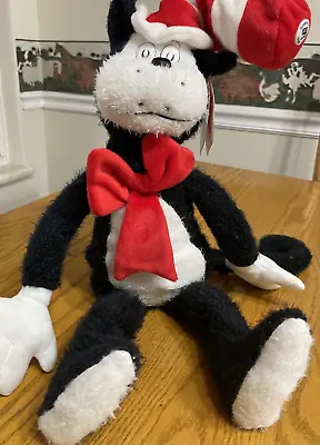 $8.90 • Buy Cat In The Hat 18  Plush (24  With Hat) Dr. Seuss  Stuffed Animal Kohls Cares