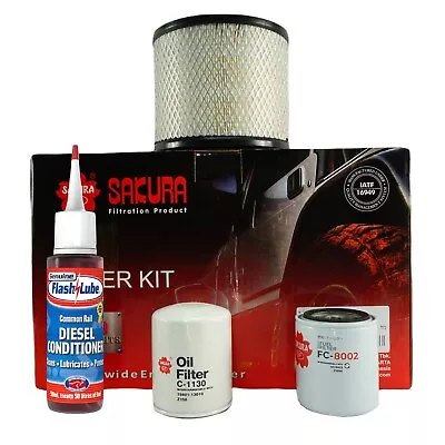 Sakura Filter Service Kit K-15250 For Holden Rodeo RA 3.0L TDI 4JH1TC 2003 - 07 • $46.40