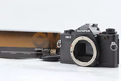 【MINT】 Olympus OM-3 Black Data Back 4 SLR 35mm Film Camera Body From JAPAN • $1072.41