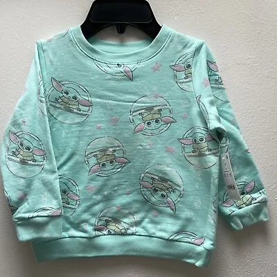 Star Wars Baby Yoda Sweatshirt Size 3T Mint New With Tags • $9.99