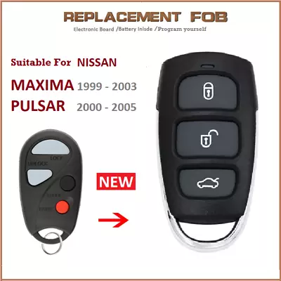 Fits  NISSAN PULSAR REMOTE Control FOB N16 FOB Key Less Entry 1999 - 2005 • $29.99