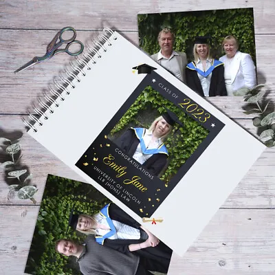 £16.50 • Buy Personalised Graduation Memories Photo Album Scrapbook