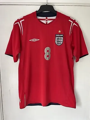 England Football Shirt 2004 2006 Vintage Retro Umbro Away Mens Soccer Jersey • £20