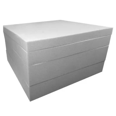 REFLEX GREY Upholstery Foam Cushions High Density Foam Seat Pads Cut To Size • £0.99