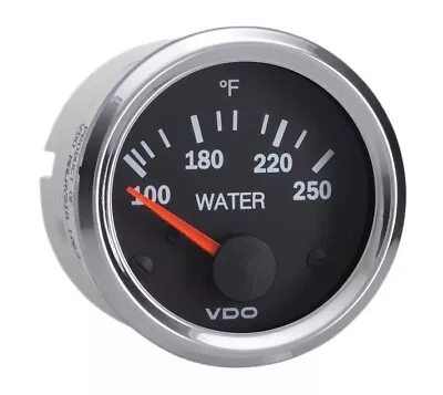 VDO 310-195 Vision Chrome 250F Water Temperature Gauge  Very Limited Stock HURRY • $69