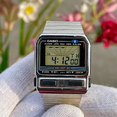 Vintage Mint Casio Melody 30 Digital Men's Watch M-301 • $425