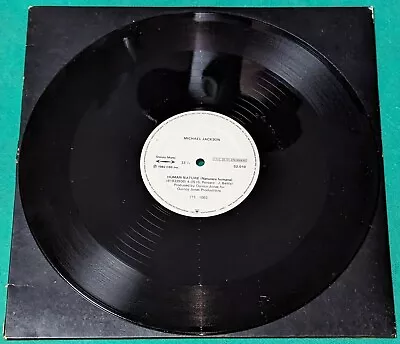 Michael Jackson - Human Nature BRAZIL PROMO 12 EP 1982 CBS • $99.99