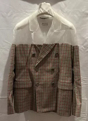 Maison Margiela Pre Spring 2019 Plaid Jacket • $1500