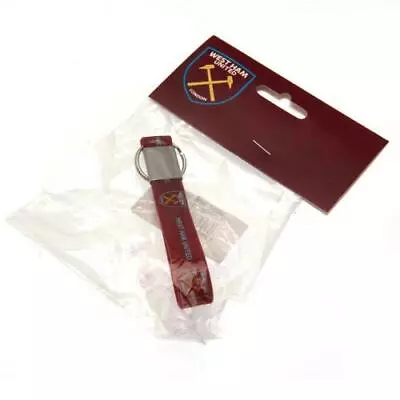£4.49 • Buy West Ham United FC Silicone Strap Keyring Official Merchandise NEW UK