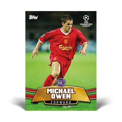 2022 Topps  The Lost Rookie Card  Michael Owen #3 ~ Liverpool ~ PR 1405 • $9.99
