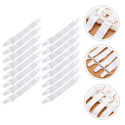 16 Pcs Bedsheet Holders Mattress Suspenders For Sheets Mattress Sheet • £7.86